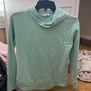 Girls DSG Hooded Sweatshirt Size Large Teal/Mint Color